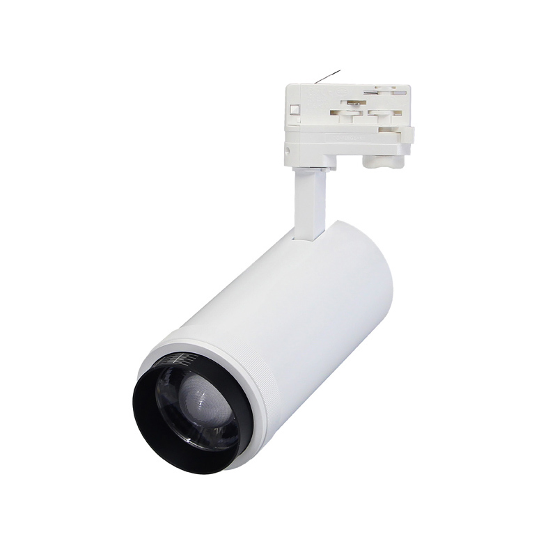 for Museum Showroom 30W Zoomable 15-60 Degree Adjustable Beam Angle Focus Track Light