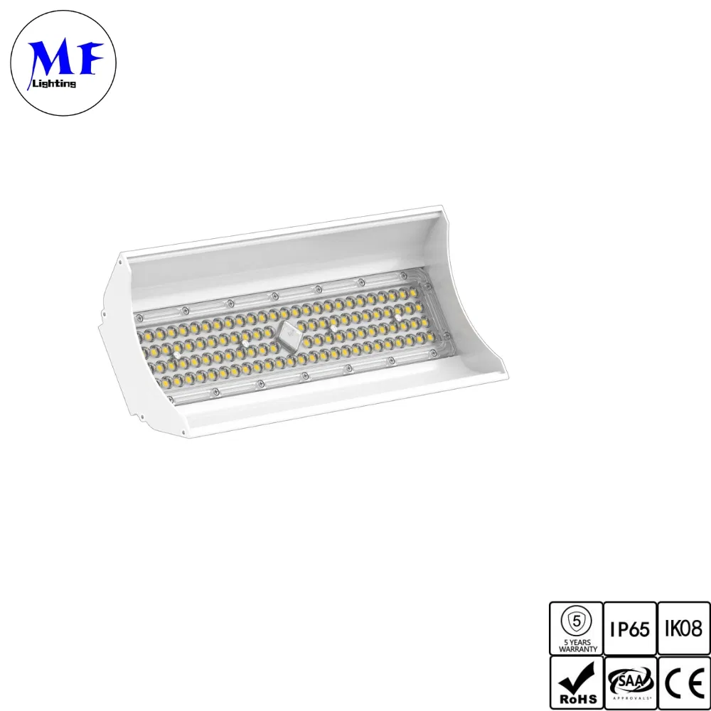 IP65 IP66 Waterproof 50W Linear Ceiling LED High Bay Light with Aluminum Housing for Factory Restaurant Supermarket Shopping Mall and School