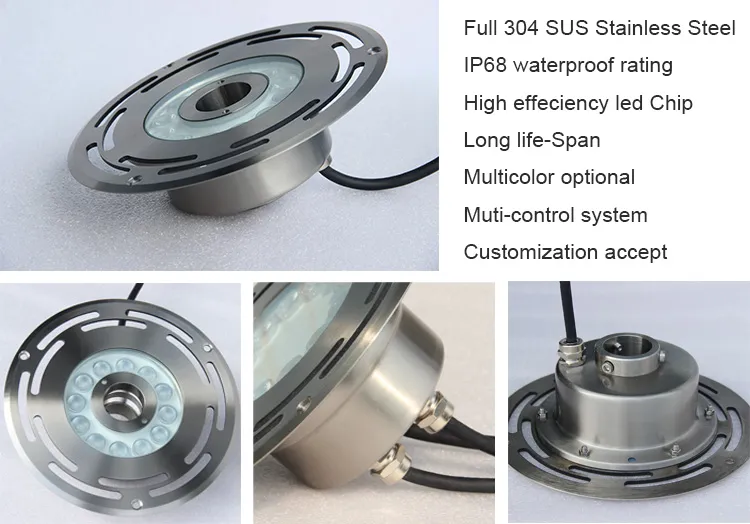 LED Fountain Light Parameters