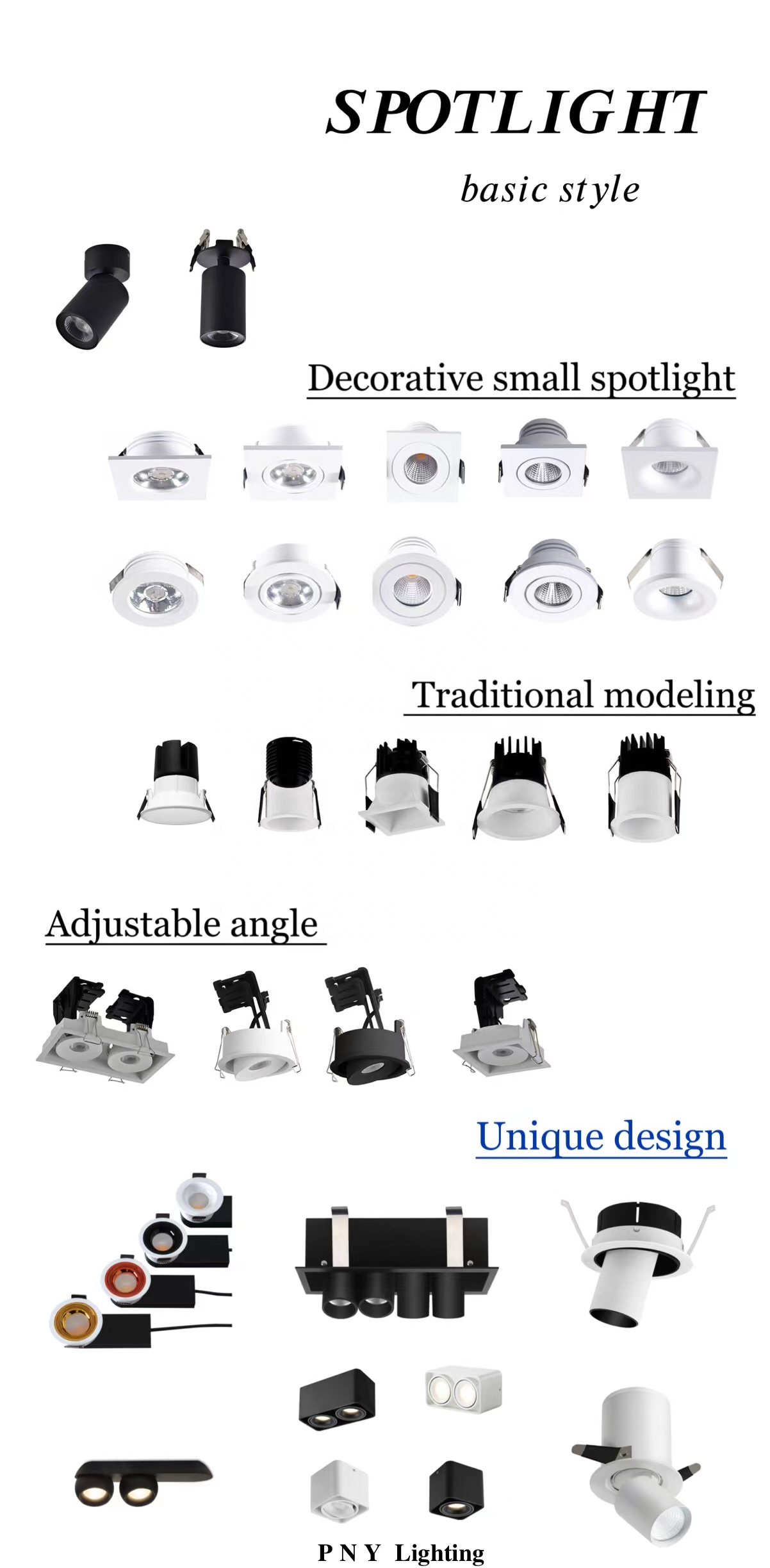 Anti-glare IP54 Waterproof Downlight 30W 35W Spotlight LED Light