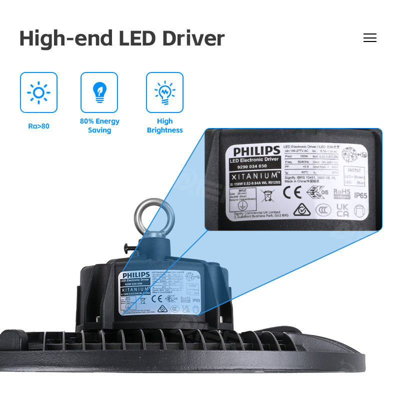 High Performance UFO LED High Bay Light for Energy Savings
