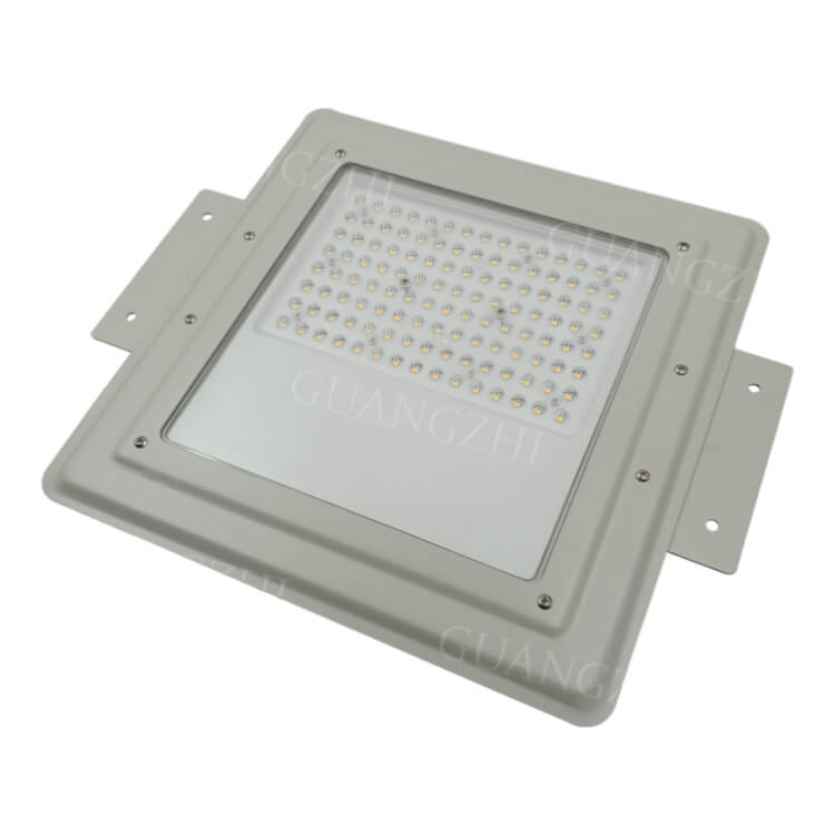 CE RoHS Approved 2024 5 Years Warranty Aluminium 70W Flood Small Beam Angle Projector Lamp 200W Oil Gas Station LED Canopy Light