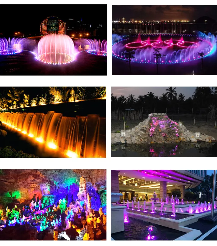 LED Fountain Lighting Application Cases