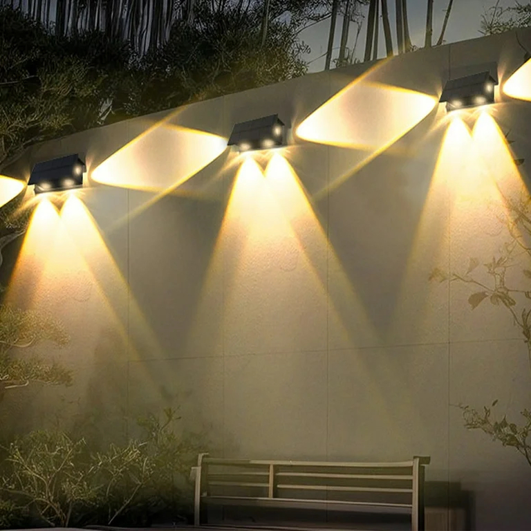 Grandview Outdoor Solar Wall Lamp IP65 Waterproof Wall Washer Light