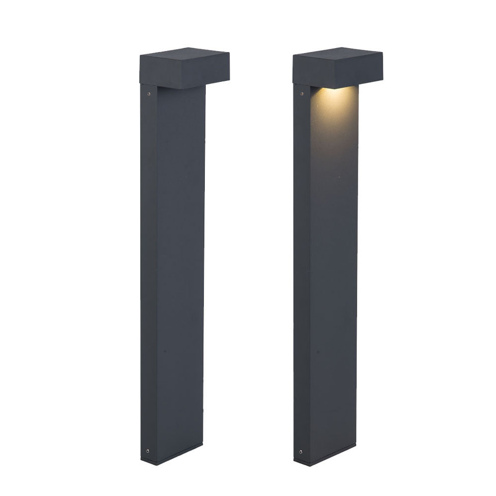 2024 Outdoor Led Bollard Landscape Light Aluminum DC12V DC24V AC220V Led Lawn Light 5w Led Garden Light 60cm High Garden Lamp