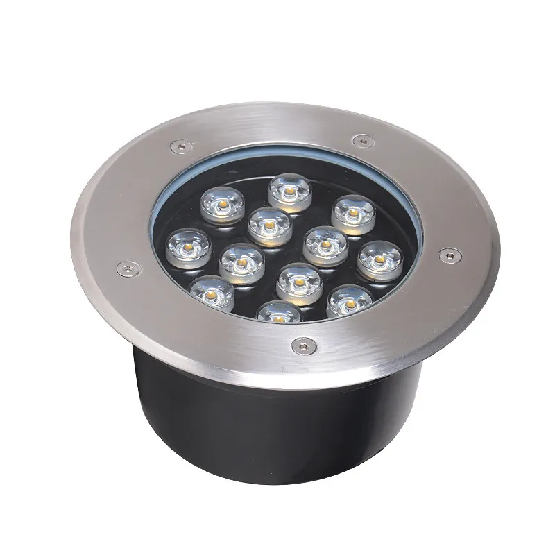 LED Round Waterproof IP67 Stainless Steel Outdoor Floor Recessed Underground Inground Garden Light