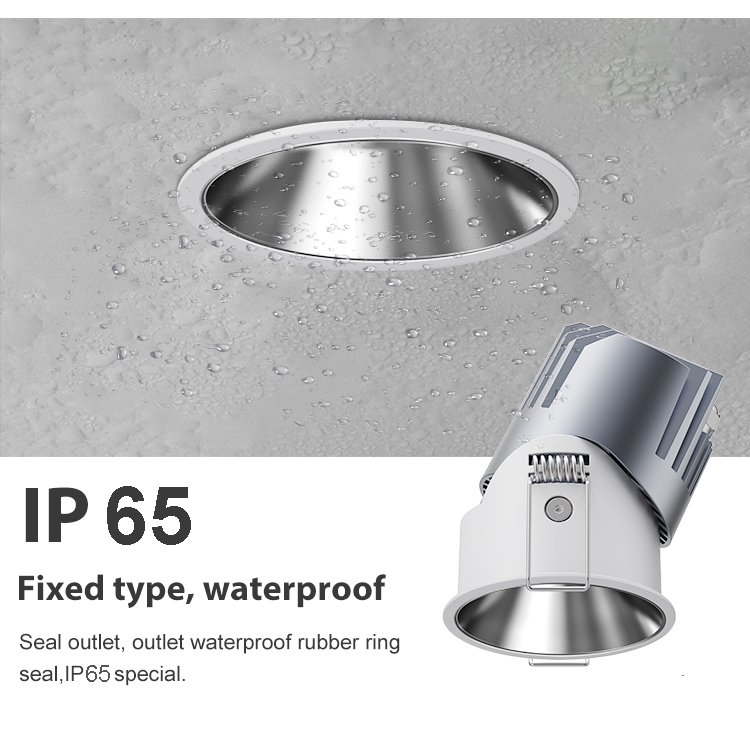IP65 Antiglare Ceiling LED Spotlights Diacasting Aluminum 12W Wall Washer Recessed Downlight Hotel Spot Light