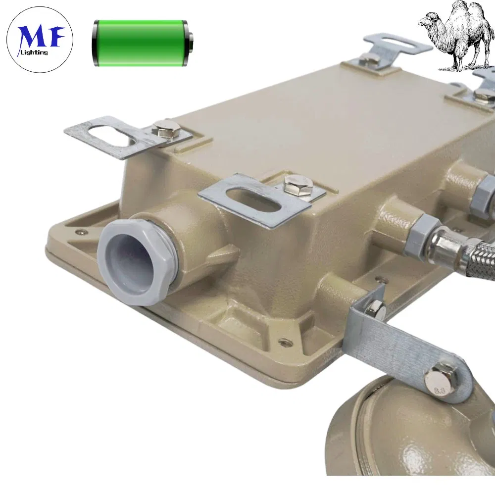 Factory Price ATEX Explosion Proof Exit 5W 10W 2heads IP65 Waterproof Indoor Outdoor LED Emergency Light for Hotel School Office Stair Stairway Corridor