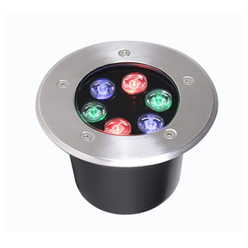 LED Round Waterproof IP67 Stainless Steel Outdoor Floor Recessed Underground Inground Garden Light