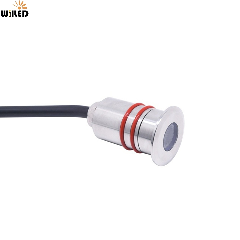 IP67 IP68 Outdoor Underground Spotlight 12V 24V Stainless Steel 0.2W 0.5W 1W 3W Mini LED Inground Light Waterproof Step Underwater Pool LED Lighting