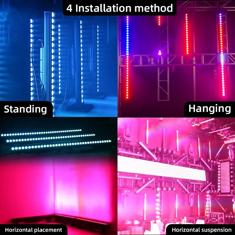 18X20W LED Pixel Bar IP66 PRO Waterproof LED Wall Washer DJ Light Bar Flashing Effect Party Stage Light