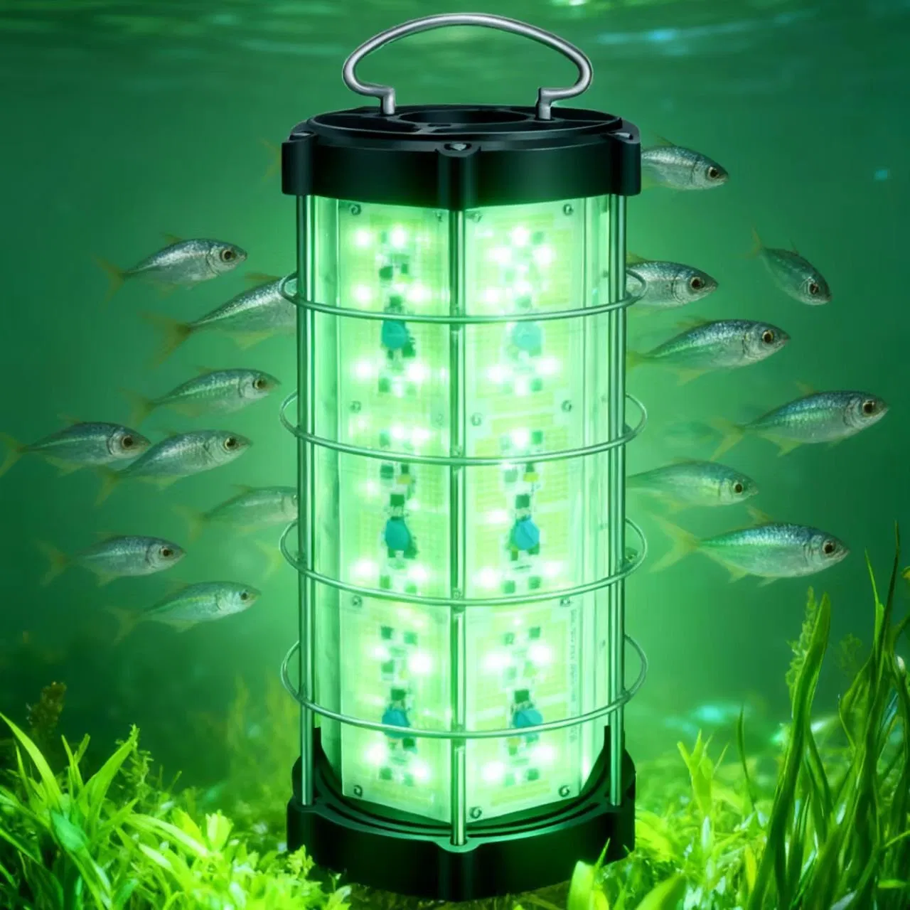 IP68 Underwater 1000W 2400W 3600W Fish Attracting Light LED Lure Fishing