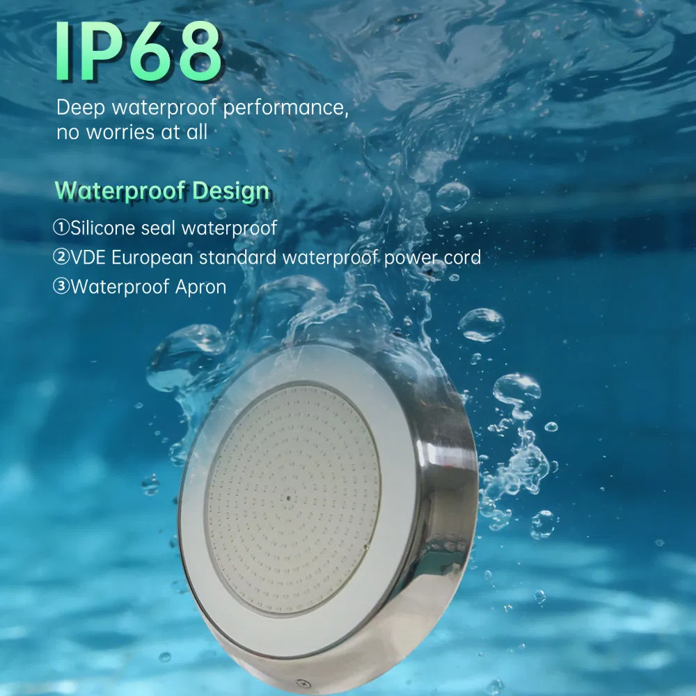 12V IP68 Waterproof RGB LED Pool Light, Energy-Efficient &amp; Durable Underwater Lighting Swimming Pool Light Underwater LED-Light