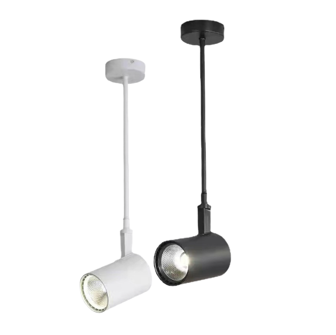 Surface Spotlight Adjustable Celling Surface Mounted Gu10 Led Spot Light Frame Black White
