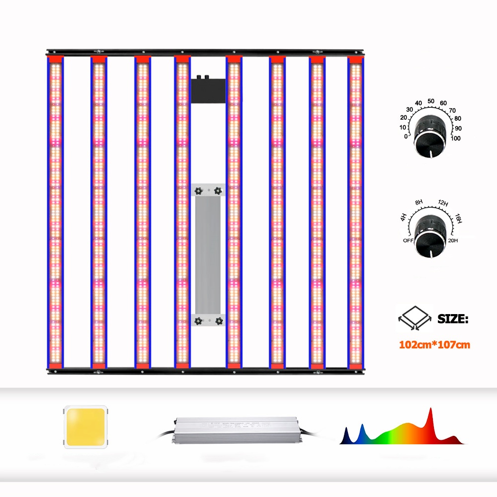 High Power 650W 1000W Sam-sung LM301H EVO Full Spectrum LED Grow Light For Commercial Growing