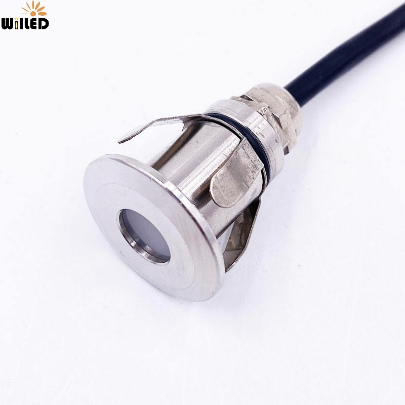 IP67 IP68 Outdoor Underground Spotlight 12V 24V Stainless Steel 0.2W 0.5W 1W 3W Mini LED Inground Light Waterproof Step Underwater Pool LED Lighting
