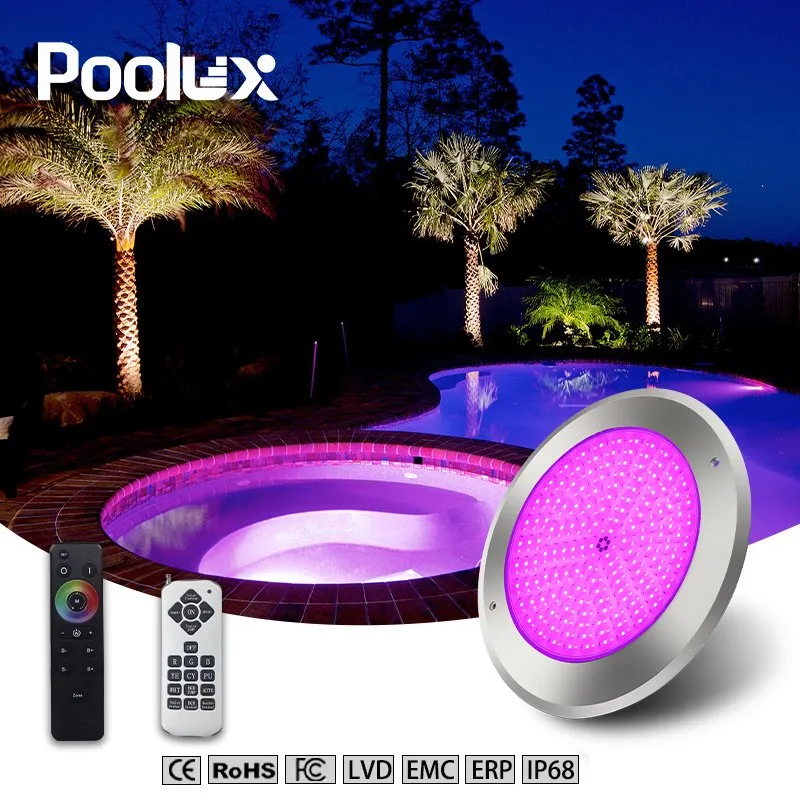 IP68 Super Thin 316 Stainless Steel Underwater Pool Light Display 3