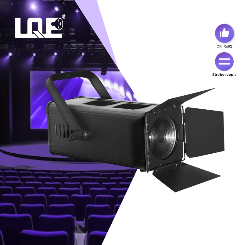 Professional Profile 6000K Ellipsoidal Lights Auditorium Theater Fashion Show LED Stage Light Warm White Studio Spotlight IP33