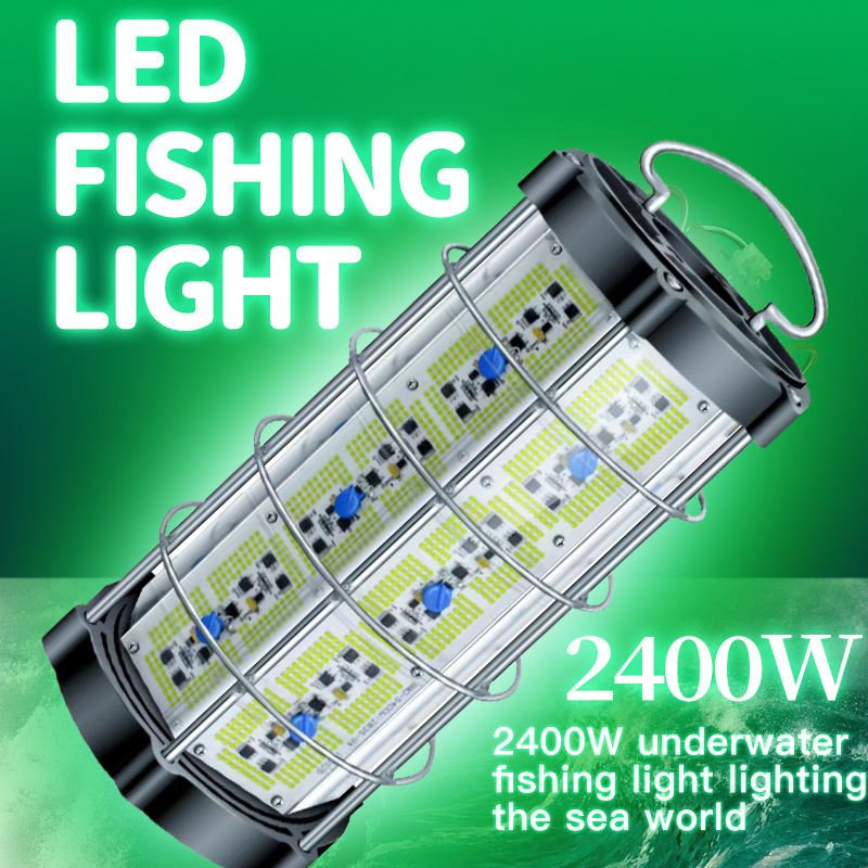 IP68 Underwater 1000W 2400W 3600W Fish Attracting Light LED Lure Fishing
