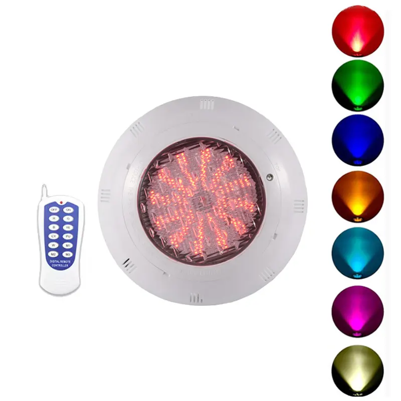 45W ABS IP68 12V Remote Control RGB Underwater LED Swimming Pool Light