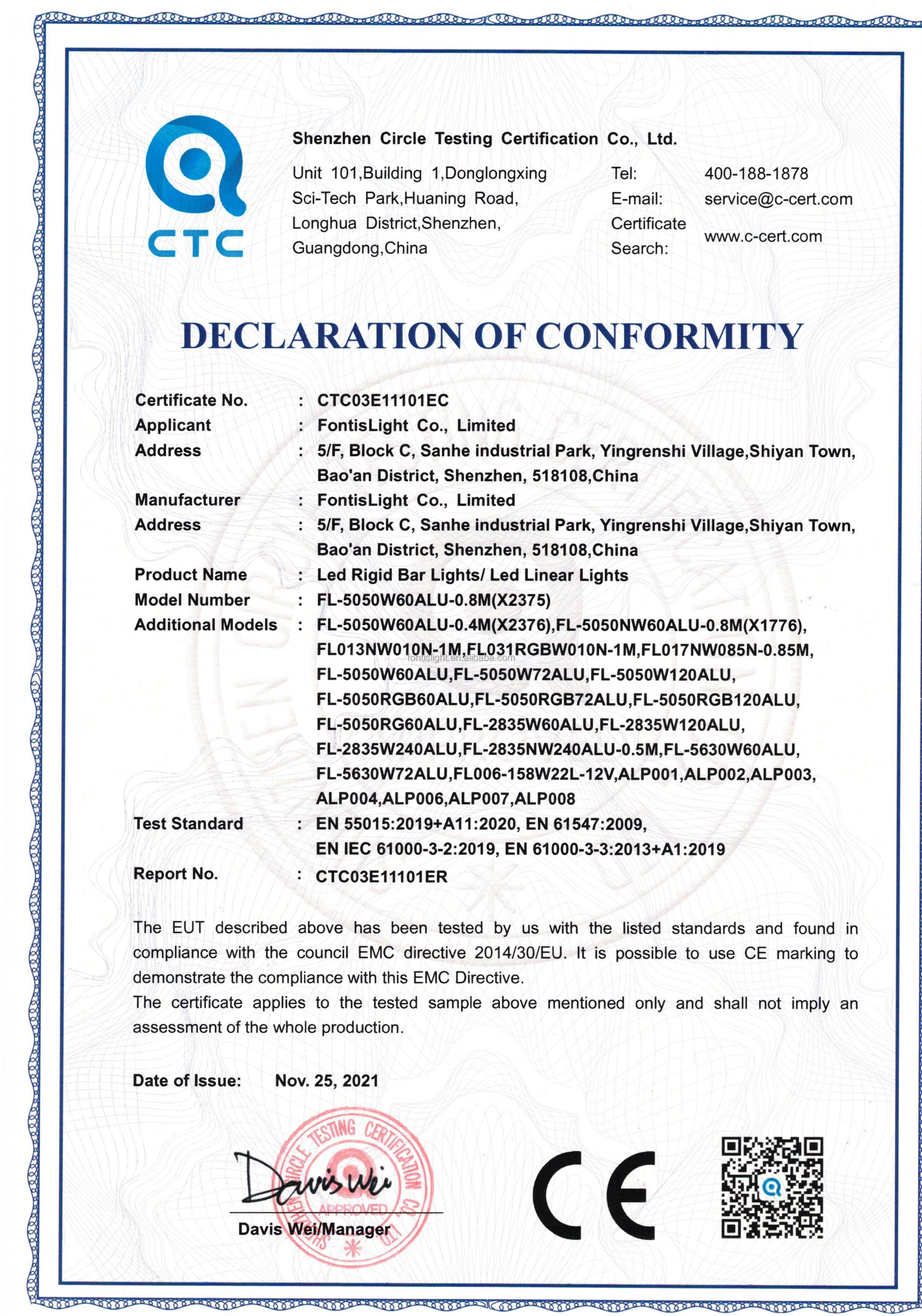 Certificate 1