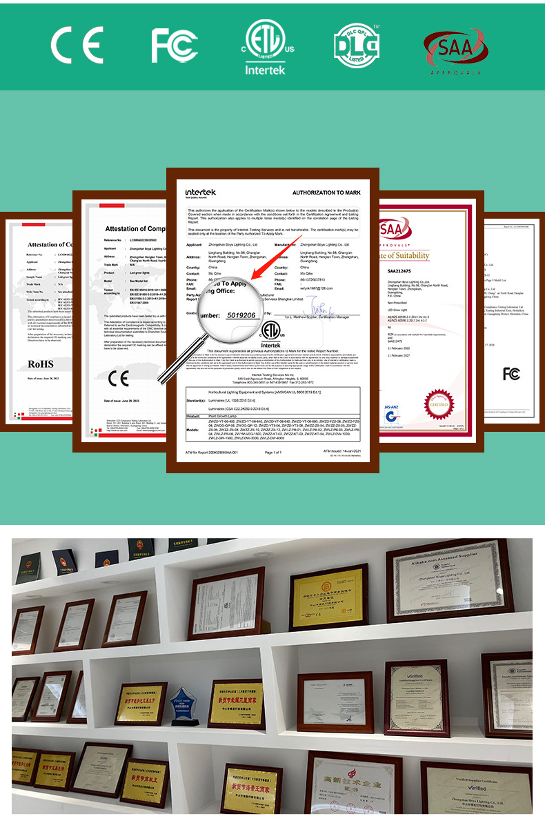 Quality Certificate List