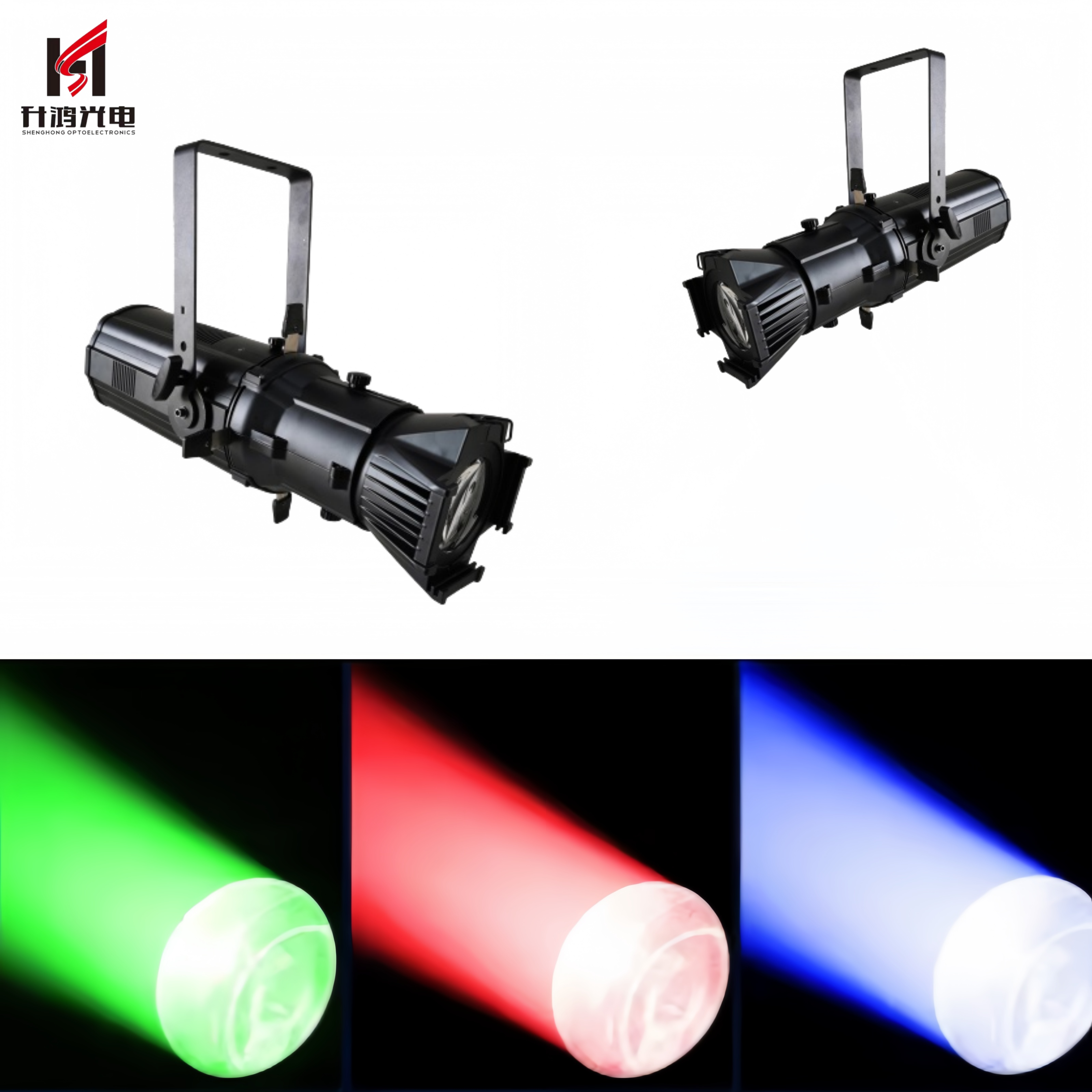 LED Leko Spotlight Light Warm White Projector for Theatre Studio DMX512 Control Mode for Profile Projector Gobo