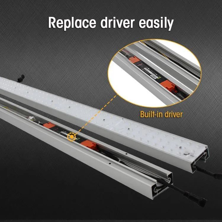 IP40 Ik09 Linear Light with Instant Seamless Connection 140lm/W Luminous Efficacy