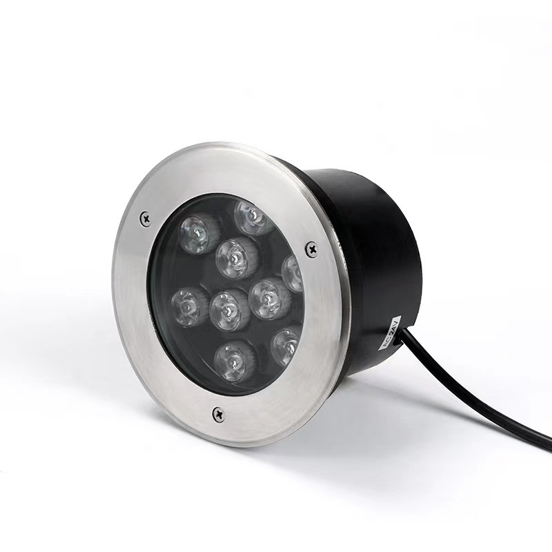 LED Round Waterproof IP67 Stainless Steel Outdoor Floor Recessed Underground Inground Garden Light
