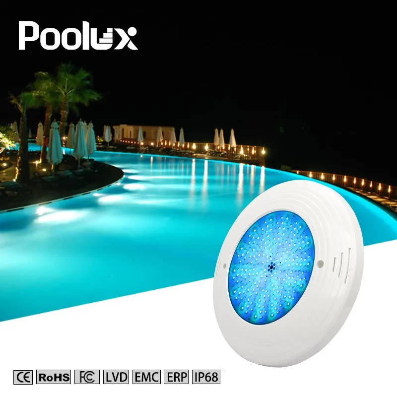 Resin Filled IP68 PC 12V 42W RGB LED Swimming Underwater Pool Lights