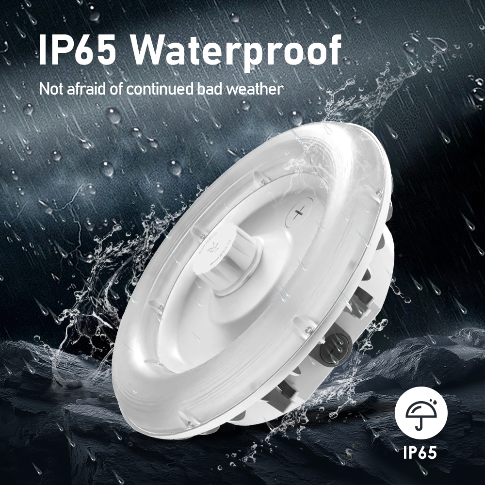 Wholesale New AC120-277V Round LED 100W Canopy Light Parking Garage Lights Garage Fixture Canopy Lighting for Warehouse Storage