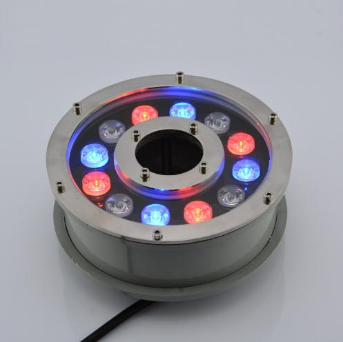 RoHS Cast Aluminum IP68 Waterproof RGB Water Jet Underwater LED Fountain Lights