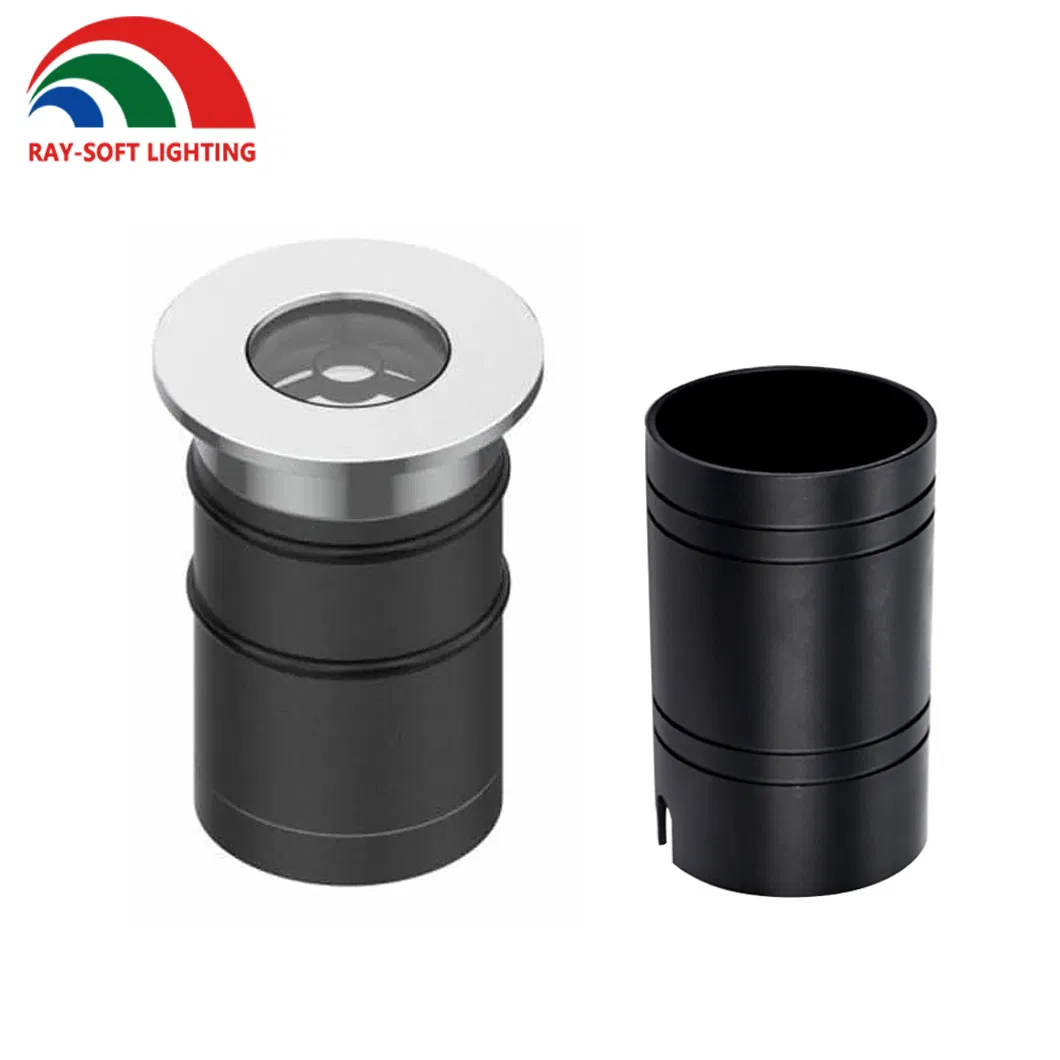 High End 316L Stainless Steel COB LED Mini Park Garden Recessed Mounted Inground Underground Buried Light