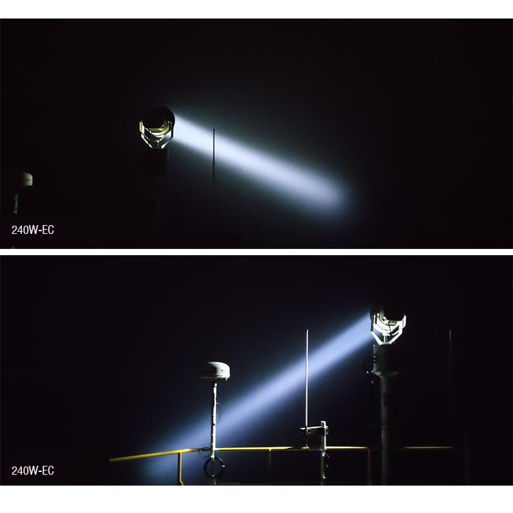 Remote Long Distance Motoized Boat Led Spotlight European 12v 350w Spot Lights for Boats