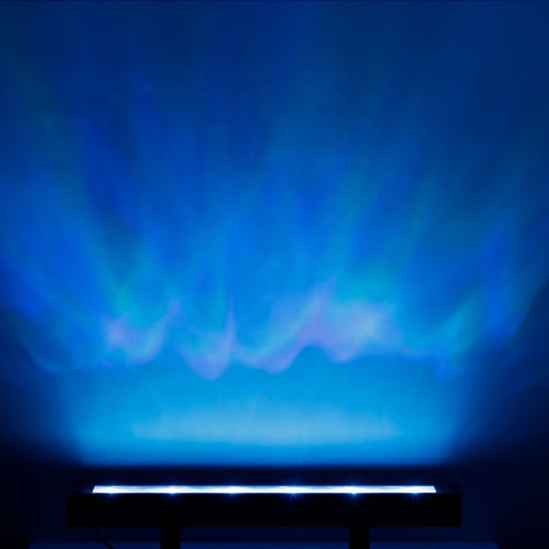 Outdoor Dynamic LED Water Wave Ripple Light Wall Washer RGBW 4 in 1 Water Pattern Building Landscape Light