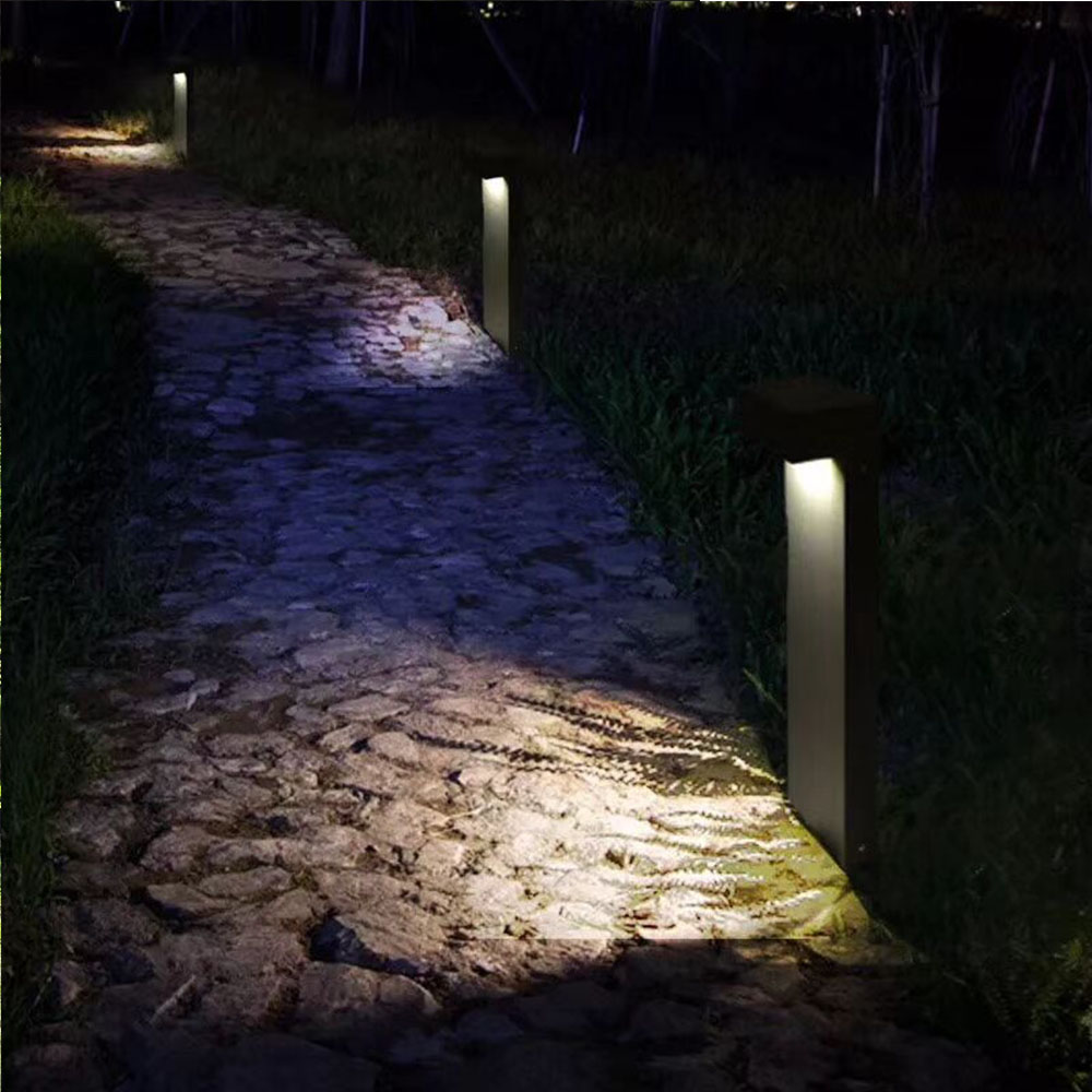 2024 Outdoor Led Bollard Landscape Light Aluminum DC12V DC24V AC220V Led Lawn Light 5w Led Garden Light 60cm High Garden Lamp