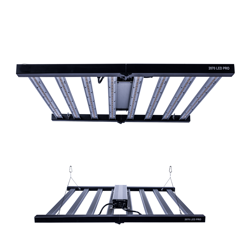 L700 Foldable Commercial Indoor 700W LED Grow Lights Full Spectrum with Dimmer IP65 Rated Bloom Support 2.8 Efficiency