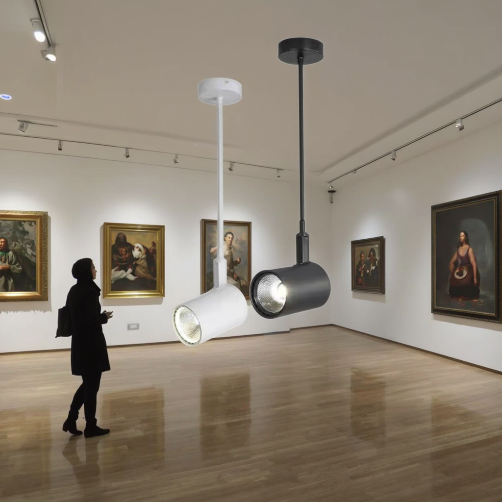 Surface Spotlight Adjustable Celling Surface Mounted Gu10 Led Spot Light Frame Black White