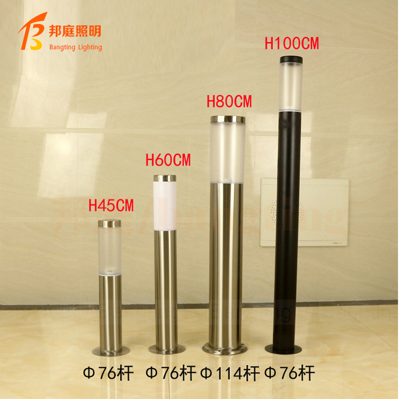31W LED Various Heights Available Die-Cast Aluminium Landscape Modern Bollard LED Garden Outdoor LED Post Light