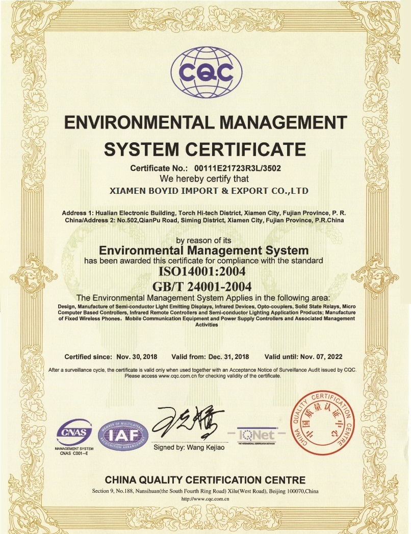 Certification document 4