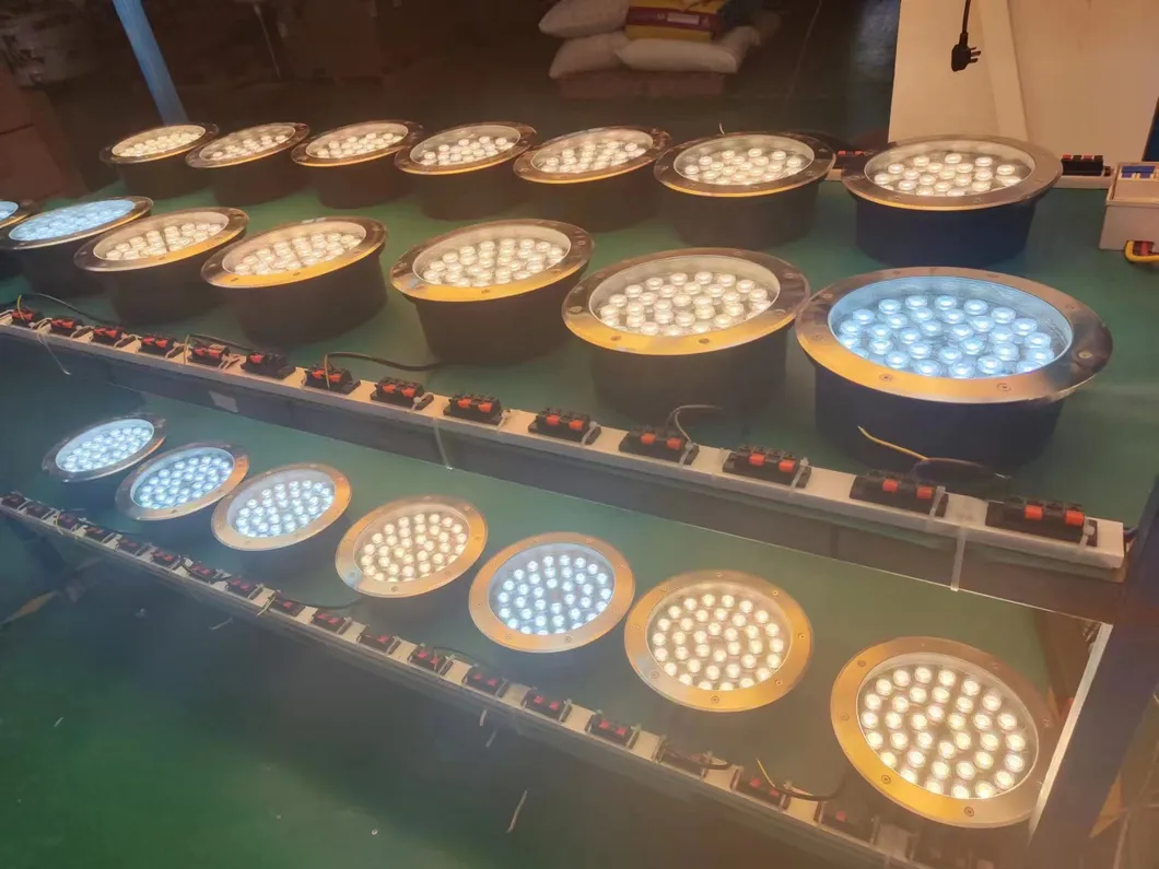 LED Round Waterproof IP67 Stainless Steel Outdoor Floor Recessed Underground Inground Garden Light