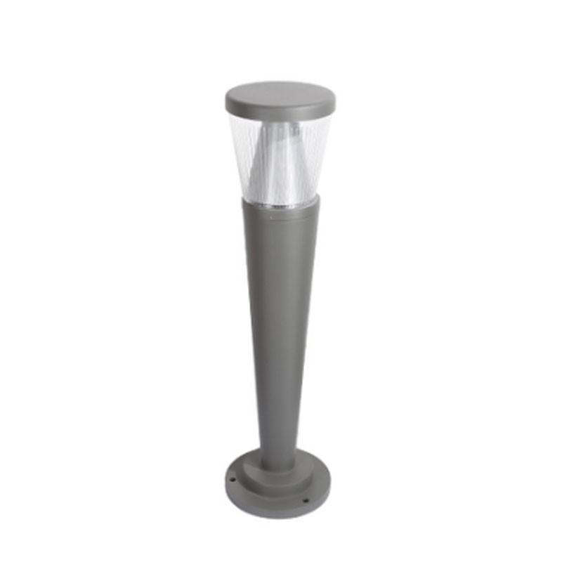 10W IP65 Waterproof Aluminum LED Bollard Lawn Light 3000K/4000K/6000K Color Temp Black/Grey Housing for Outdoor Landscape