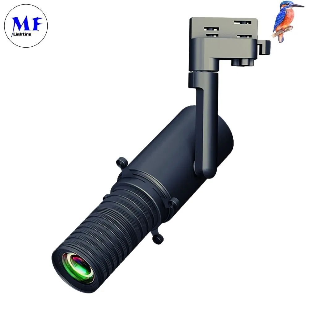 Factory Price 10W 1-10V Dimming Shapeable 360° Rotation High Brightness 2700K-6000K LED Spot Track Light for Art Gallery