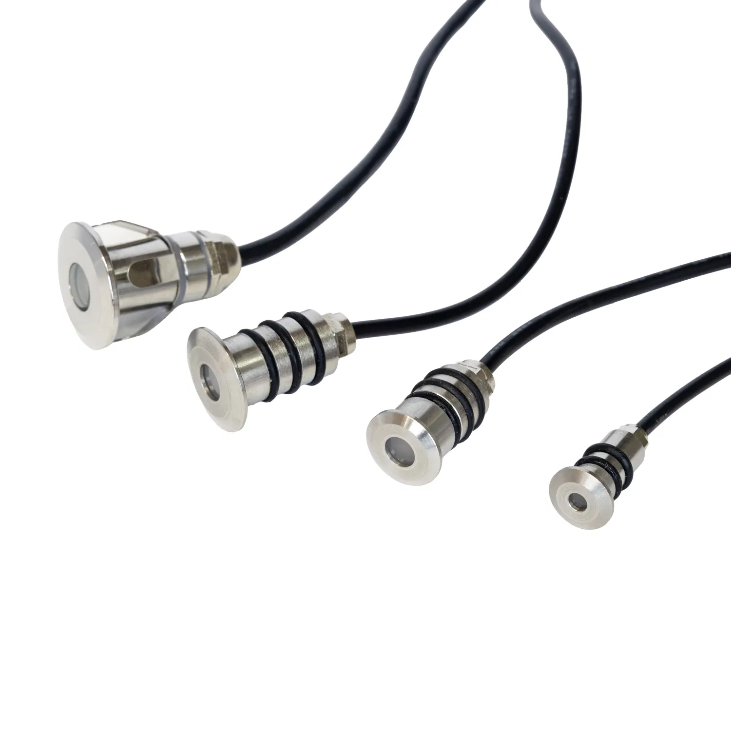 IP67 IP68 Outdoor Underground Spotlight 12V 24V Stainless Steel 0.2W 0.5W 1W 3W Mini LED Inground Light Waterproof Step Underwater Pool LED Lighting