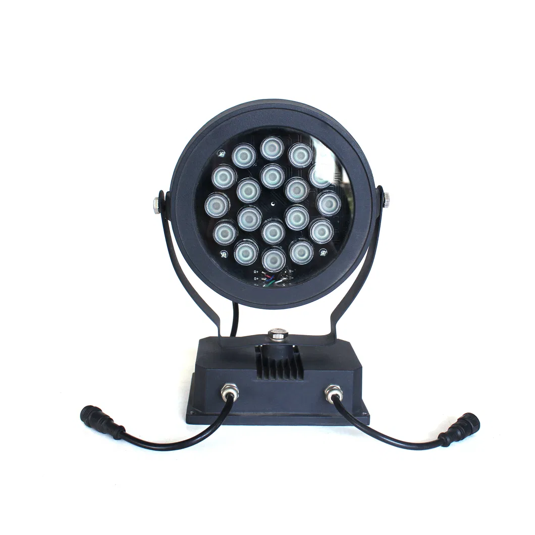 24V Glasses Showcase DMX LED Landscape Inground Light Parameter Map 1