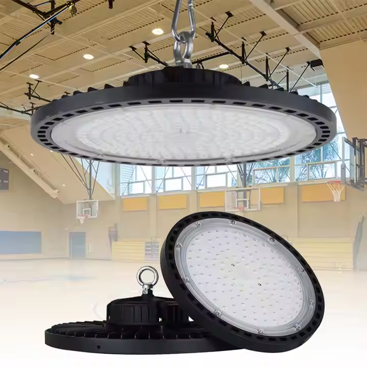 UFO 50W to 200W LED Canopy Light IP65 Rated Aluminum Lamp Body ROHS &amp; SAA Certified Warm White Flood Lights for Large Venues