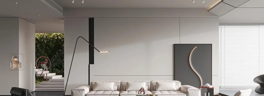 Commercial Home Lighting Ultra-Thin Magnetic Track Light 48V 10W Energy Saving Smart LED Light