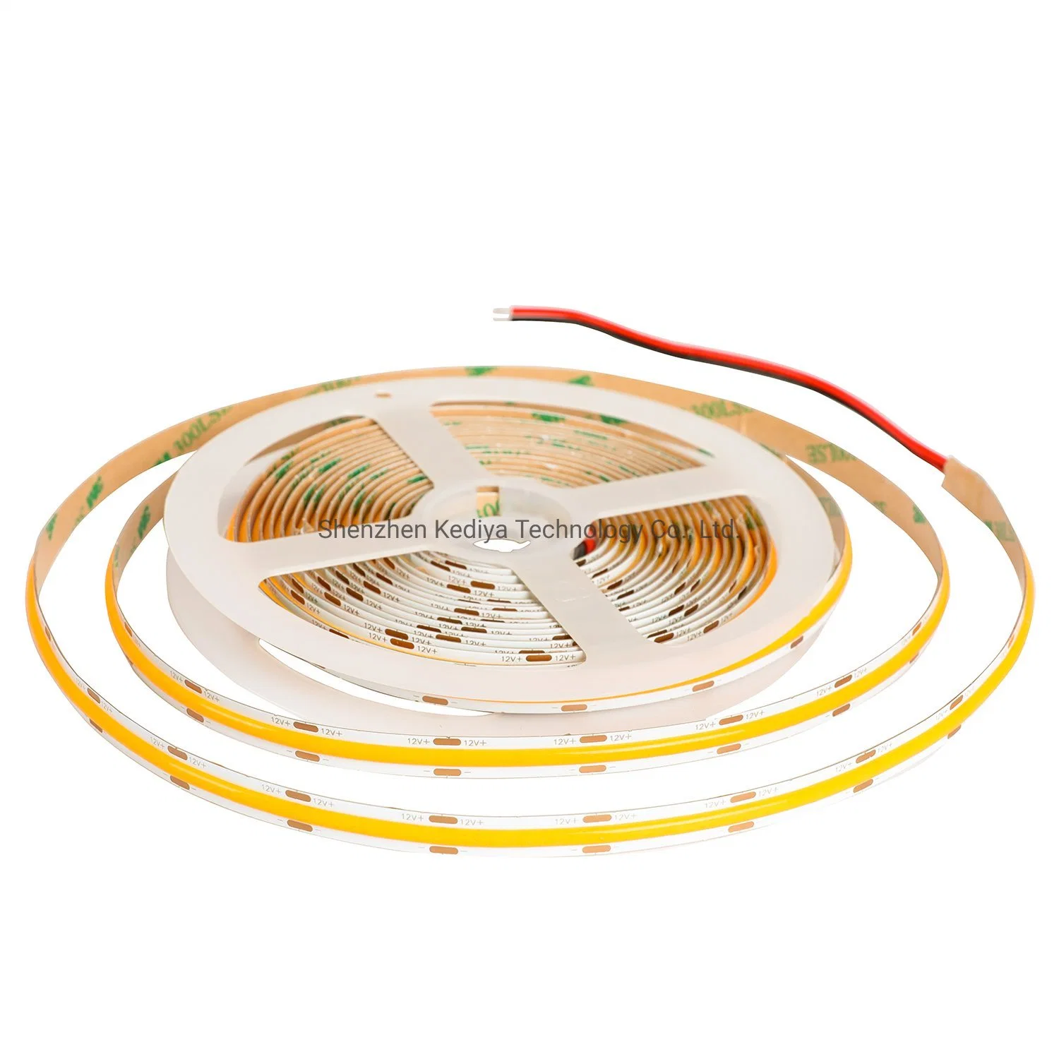CRI90 COB Dotless Line Linear LED Tape Light IP20 Waterproof 12V 24V 320 LEDs Flexible Smart Music WiFi RGB Flexible COB LED Strip Light