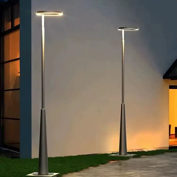50W 3-Meter Warm White LED Bollard Light IP65 Garden Lamp for Road &amp; Landscape AC Power Supply Factory Price
