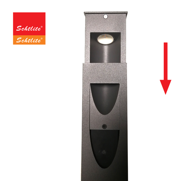 Garden Outdoor One Single Side DOME Led Bollard Lighting